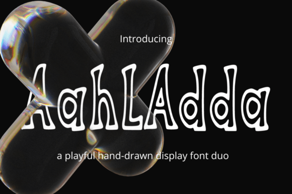 Aahladda: The Playful Display Font for Editorial Design