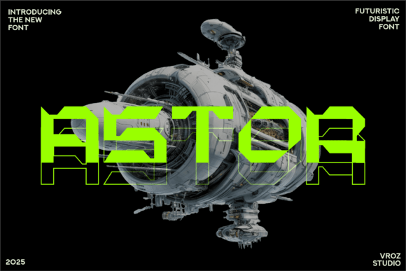 Astor: The Futuristic Display Font for High-Impact Marketing