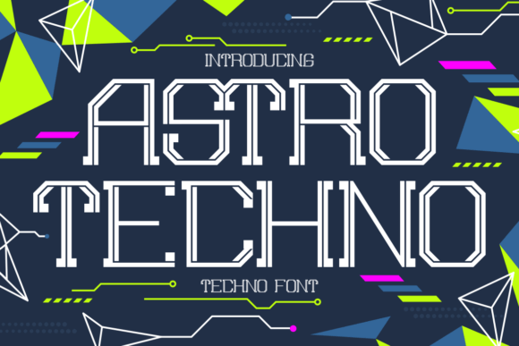 Astro Techno: A Futuristic Display Typeface for Digital Editorial Design