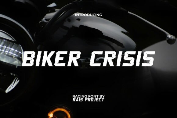 Biker Crisis: The Ultimate Display Font for High-Impact Designs