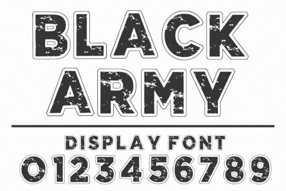 Black Army: The Bold Display Font for High-Impact Campaigns