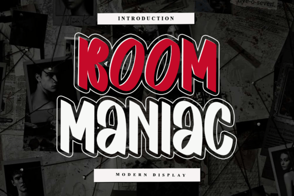 Boom Maniac: The Ultimate Free Display Font for Modern Designers