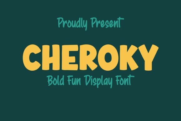 Cheroky: A Playful Display Font for Bold Branding