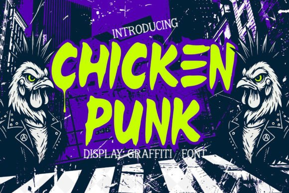 Chicken Punk: The Defiant Display Font for Bold Digital Experiences