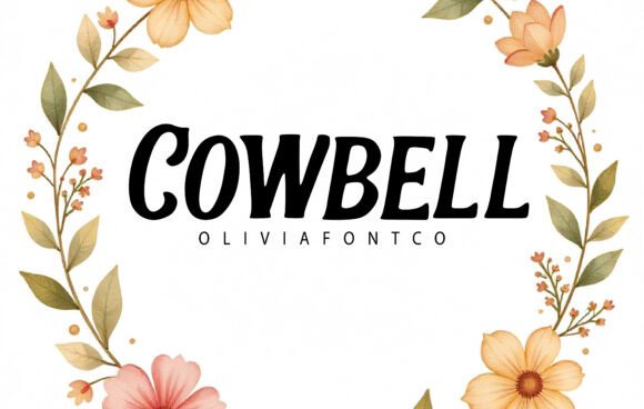Cowbell: A Retro Serif Display Font for Bold Handmade Brands