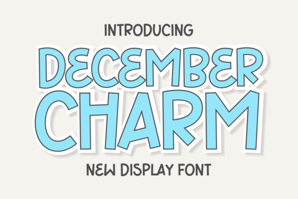 December Charm: A Whimsical Display Font for Your Next Project