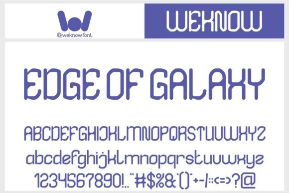 Edge of Galaxy: The Ultimate Display Typeface for Campaigns