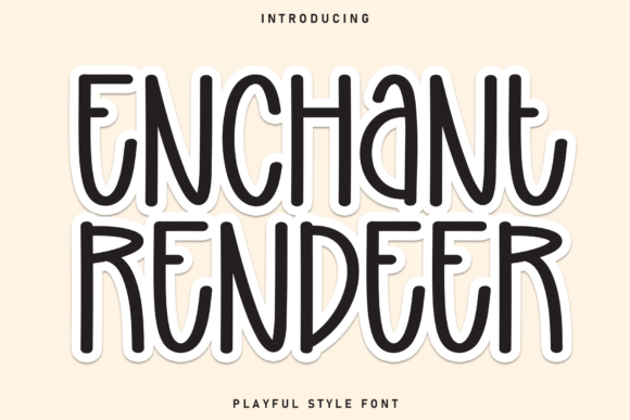 Enchant Rendeer: The Perfect Display Font for Handmade Creations