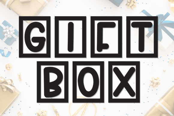 Gift Box: The Bold Display Typeface for Creative Projects