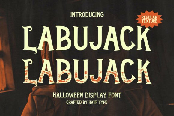 Labujack: The Spooky Display Font for Editorial Design