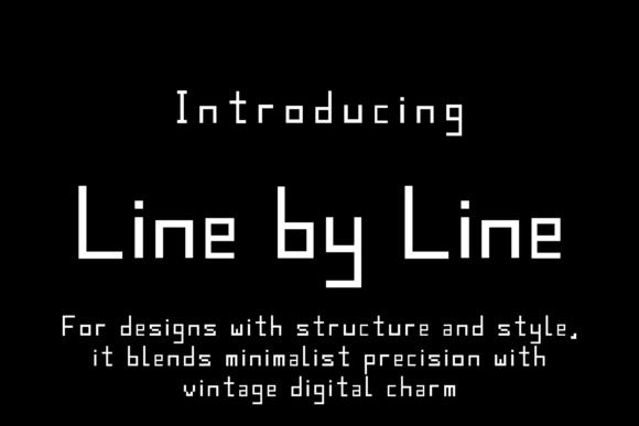 Line by Line: The Minimalist Digital Font for Modern Web Design