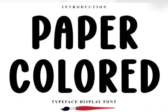 Paper Colored: The Festive Display Font for Holiday Makers