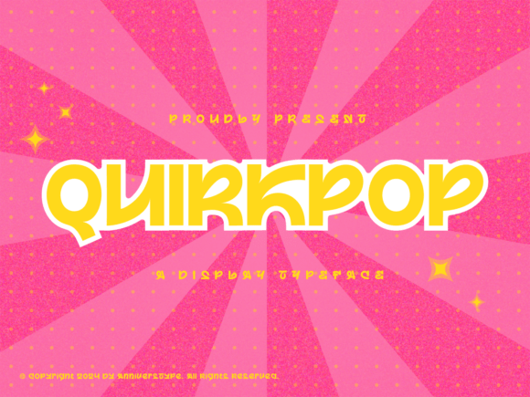 Quirkpop: The Retro Display Typeface for Standout Branding