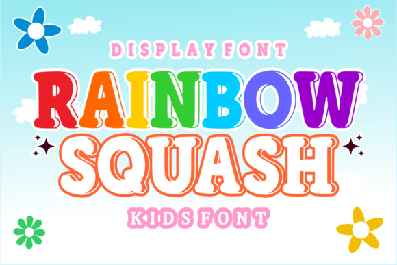 Rainbow Squash: The Modern Typeface for Vibrant Branding
