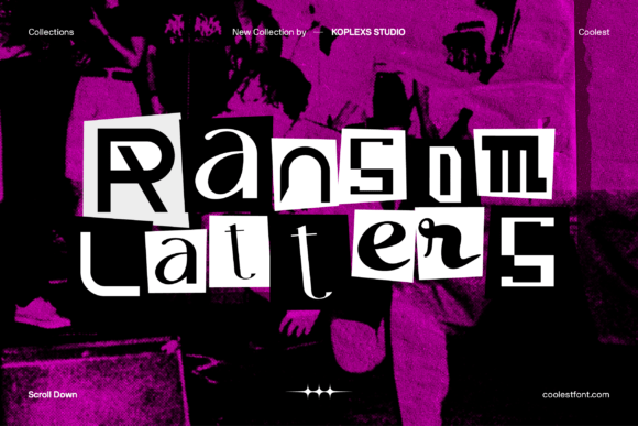Ransom Latters: The Ultimate Display Font for Modern Design