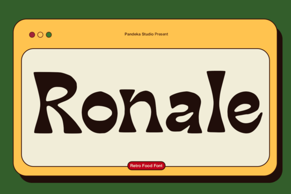 Ronale: The Ultimate Retro Display Font for Viral Social Campaigns