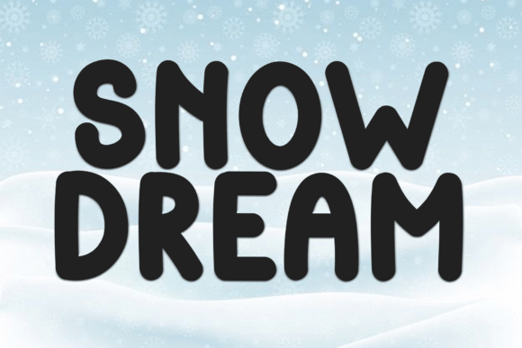 Snow Dream: A Premium Display Typeface for Editorial Design