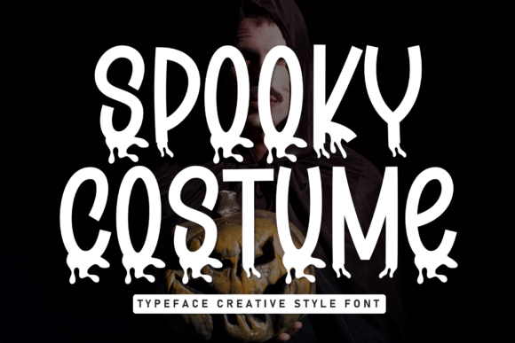 Spooky Costume: A Playful Display Font for Creative Projects