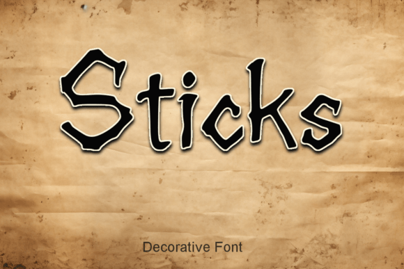 Sticks: The Rugged Display Font for Nature-Themed Campaigns