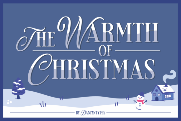 The Warmth of Christmas Font for Modern Web Design