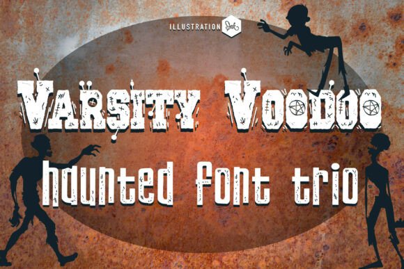 Varsity Voodoo Trio: The Creepy-Cool Typeface for Bold Brands